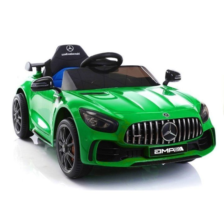 Elektromobilis Mercedes GTR vaikams – pramogai ir saugiam vairavimo pažinimui.