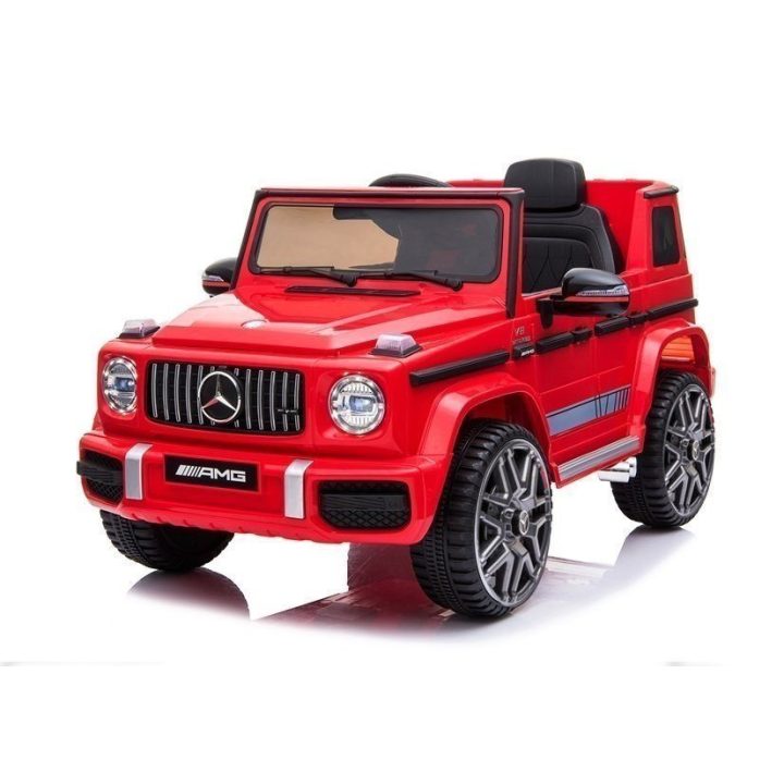 Elektromobilis Mercedes G63 AMG vaikams – pramogai ir vairavimo džiaugsmui lauke.