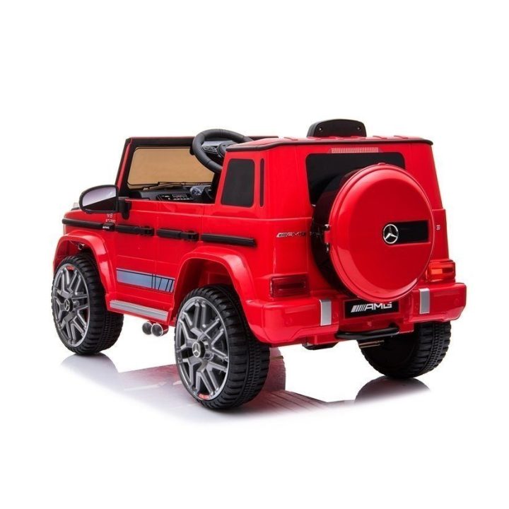 Elektromobilis Mercedes G63 AMG vaikams – pramogai ir vairavimo džiaugsmui lauke.