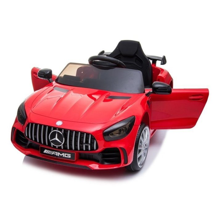Elektromobilis sportinis Mercedes GTR – pramogai ir vairavimo džiaugsmui vaikams.