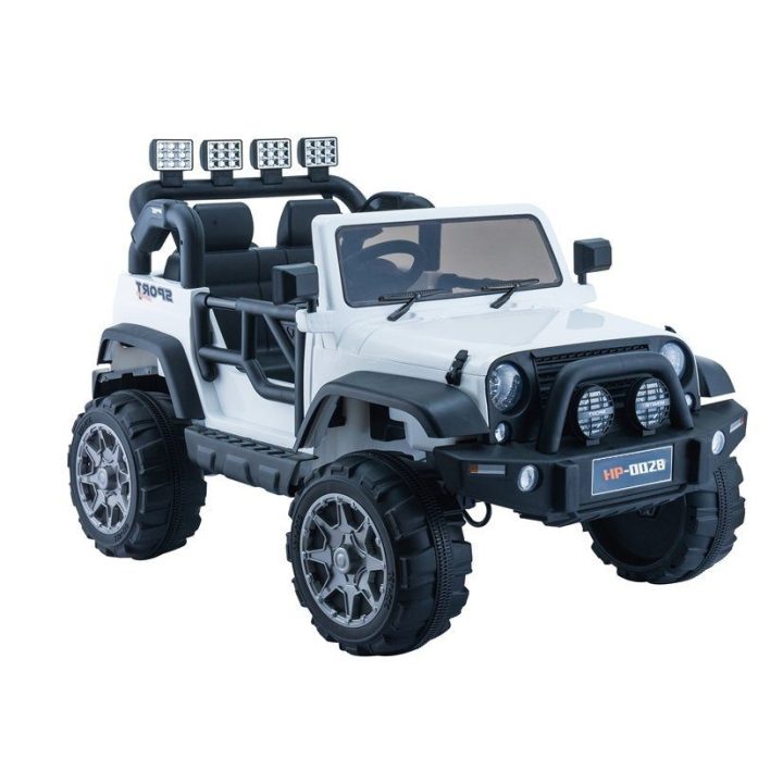 Elektromobilis visureigis Jeep HP012 – nuotykiams ir smagiam vairavimui vaikams.
