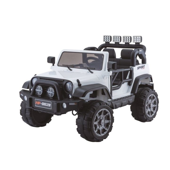 Elektromobilis visureigis Jeep HP012 – nuotykiams ir smagiam vairavimui vaikams.