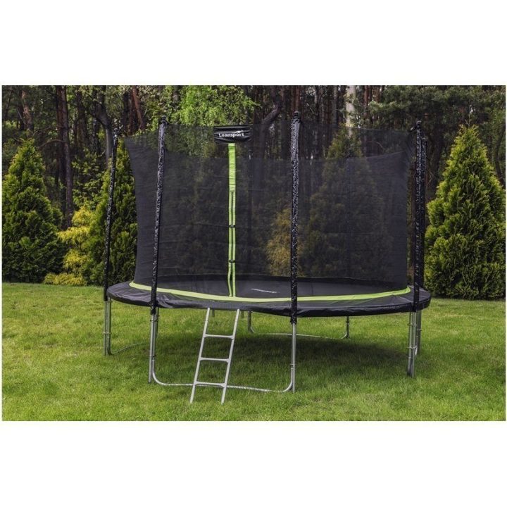 Šokdynė su spyruoklėmis 426 cm Lean Sport PRO – aktyviam laisvalaikiui ir judėjimo džiaugsmui.