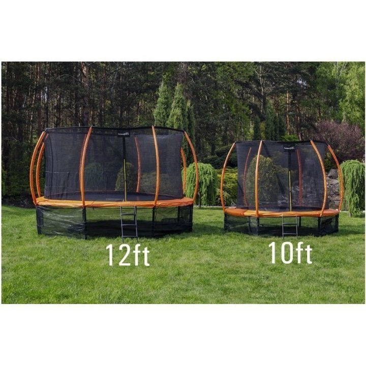 Batutas 12ft LEAN SPORT BEST – aktyviam laisvalaikiui ir saugiam šokinėjimui kieme.