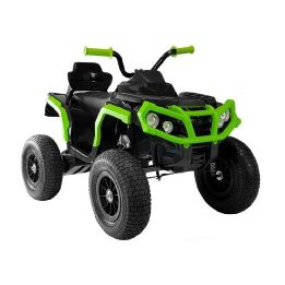 Keturratis elektrinis su pripučiamais ratais Quad – pramogai ir stabilumui lauke.