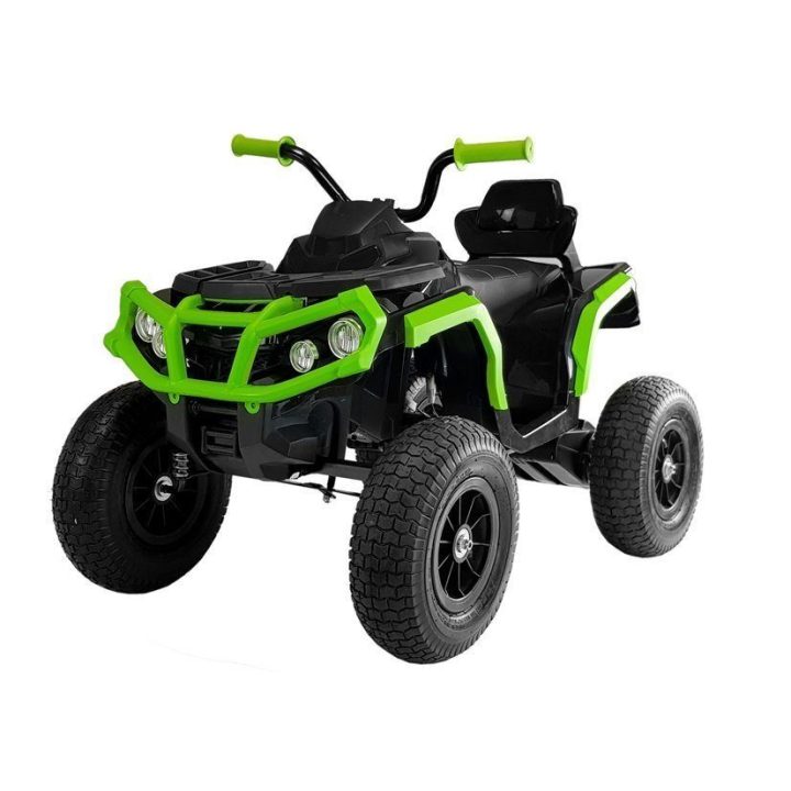 Keturratis elektrinis su pripučiamais ratais Quad – pramogai ir stabilumui lauke.