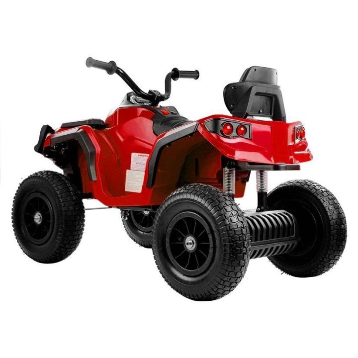 Keturratis elektrinis su pripučiamais ratais Quad – pramogai ir stabilumui lauke.