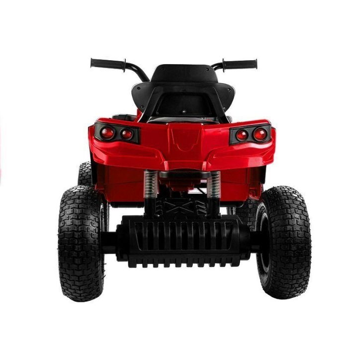 Keturratis elektrinis su pripučiamais ratais Quad – pramogai ir stabilumui lauke.