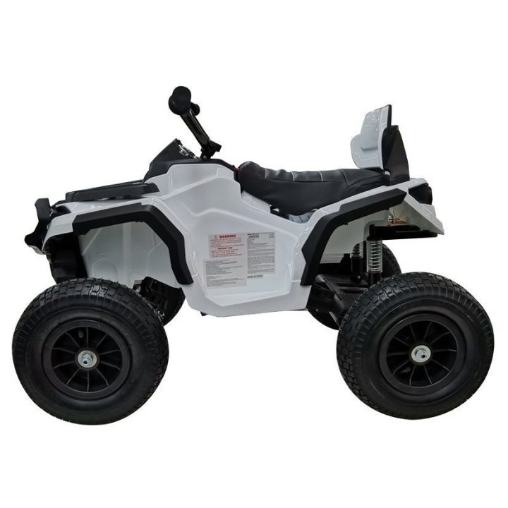 Keturratis elektrinis su pripučiamais ratais Quad – nuotykiams ir stabilumui lauke.