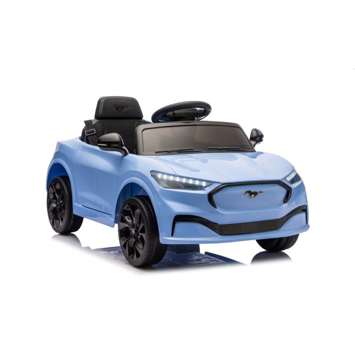 Elektrinis automobilis vaikams Ford Mustang Mach-E – pramogai ir nuotykiams lauke.
