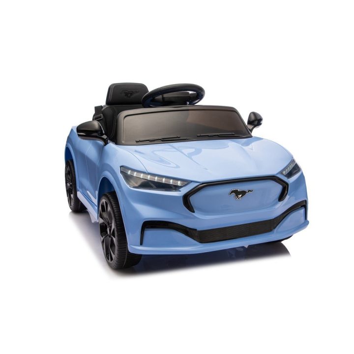 Elektrinis automobilis vaikams Ford Mustang Mach-E – pramogai ir nuotykiams lauke.