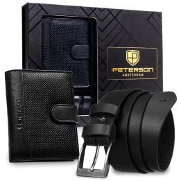 Dovanų rinkinys Peterson su odiniais aksesuarais – praktiškai elegancijai kiekvienai dienai.