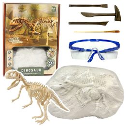 Rinkinys dinozauro skeletui kasti su įrankiais – smalsumui ir pažinimui žaidžiant.