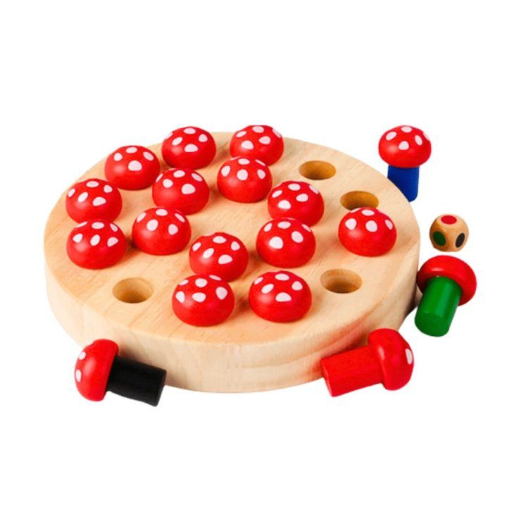 Stalo žaidimas medinis Family Memory Game – smagiam atminčiai ir bendram laikui.