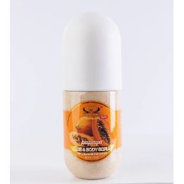 Šveitiklis veidui ir kūnui su papajos ekstraktu Pretty Cowry – gaivai ir odos atsinaujinimui.