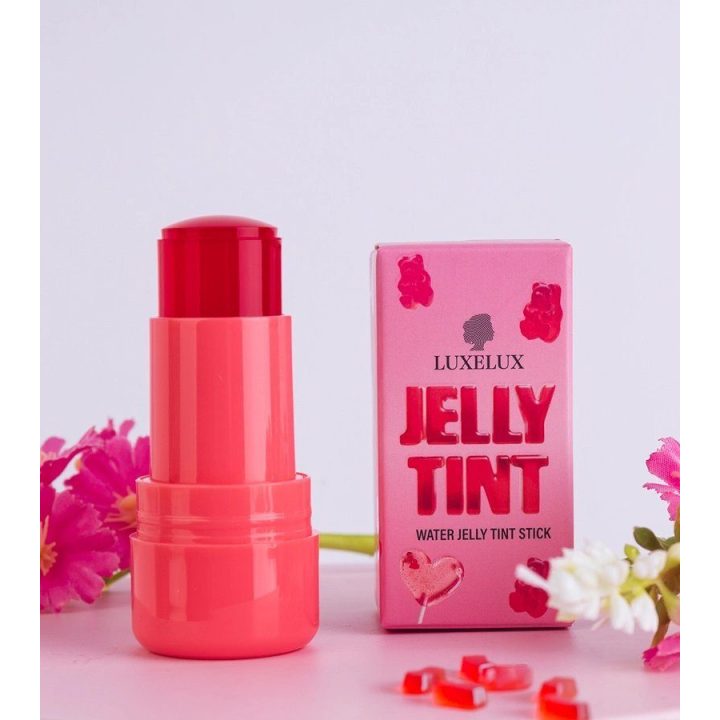 Skaistalai gelinės tekstūros Luxelux Jelly Tint – gaiviam ir natūraliam įvaizdžiui kasdien.