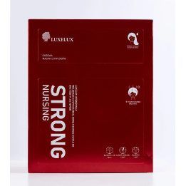 Kaukė plaukams garinė Luxelux Strong Nursing – intensyviai priežiūrai ir žvilgesiui.