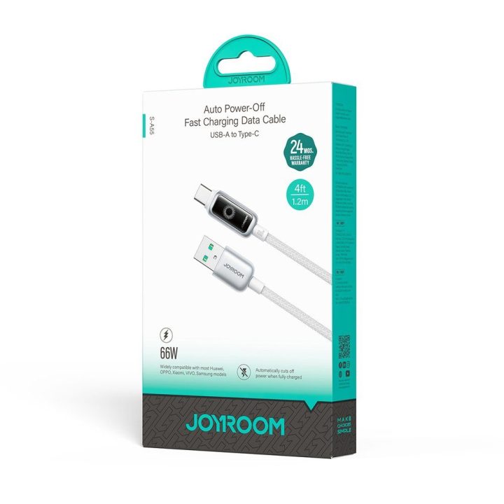 Kabelis USB-A į USB-C StarFlight 66W – greitam ir patikimam įkrovimui kasdien.