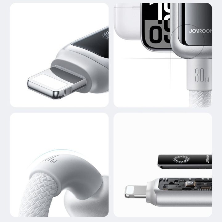 Kabelis USB-C – Lightning StarFlight 30W – greitam ir patikimam įkrovimui kasdien.