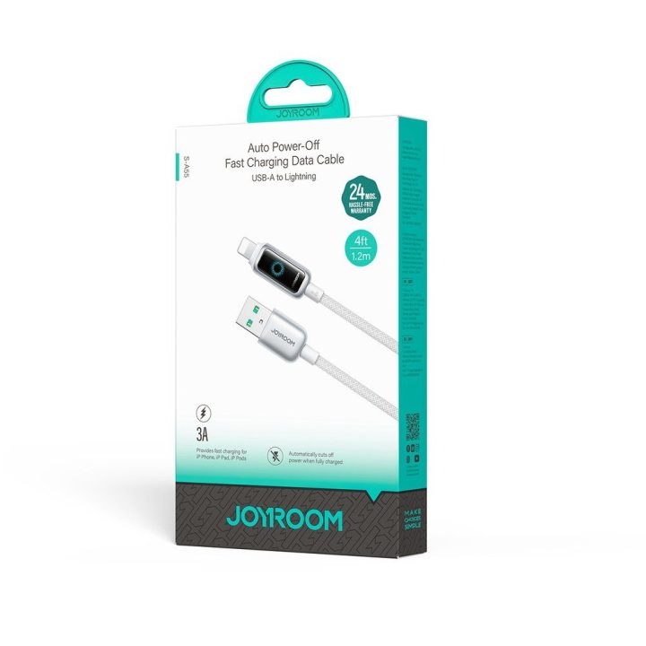 Kabelis USB-A – Lightning StarFlight 3A – greitam ir patikimam įkrovimui kasdien.