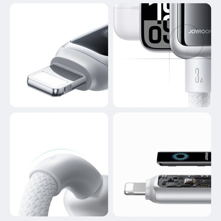 Kabelis USB-A – Lightning StarFlight 3A – greitam ir patikimam įkrovimui kasdien.