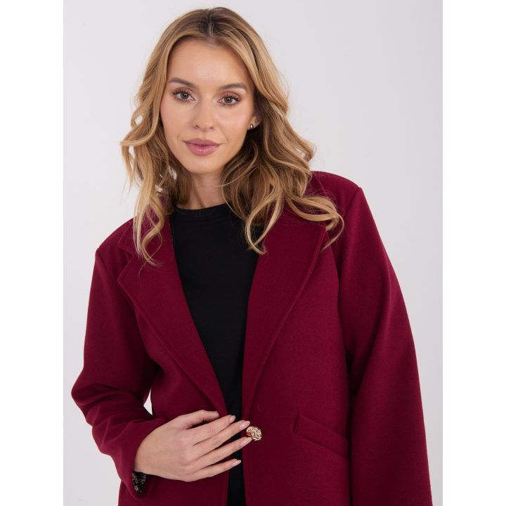 Paltas bordo Makadamia – šilumai ir elegancijai šaltuoju sezonu.