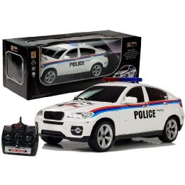 Žaislinis automobilis policijos nuotolinio valdymo kupė – aktyviam žaidimui namuose ir lauke.
