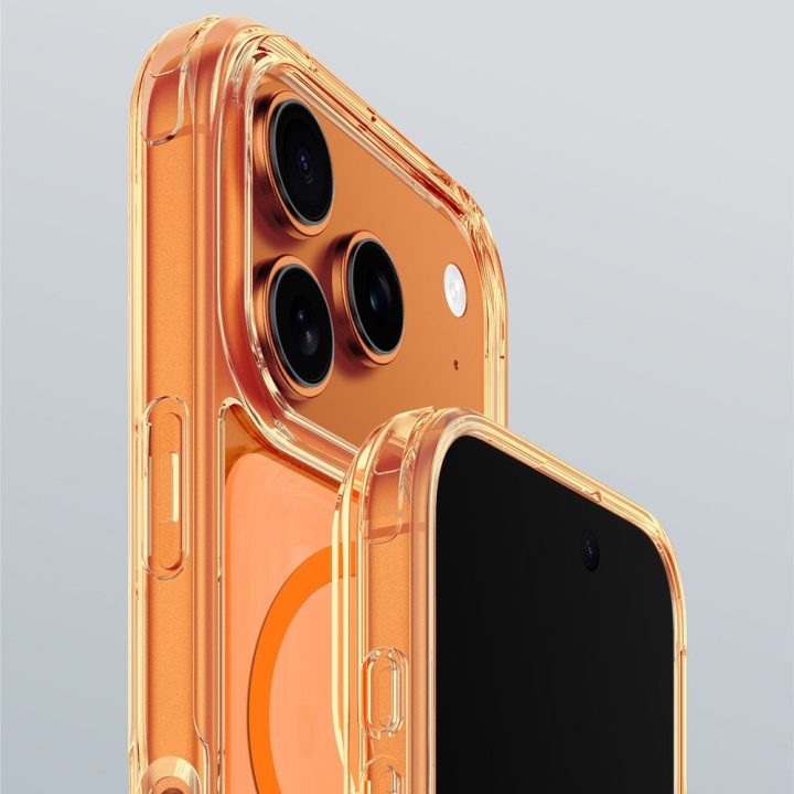Dėklas iPhone 17 Pro Max Titan Orange AmazingThing – patikimai apsaugai kasdien.