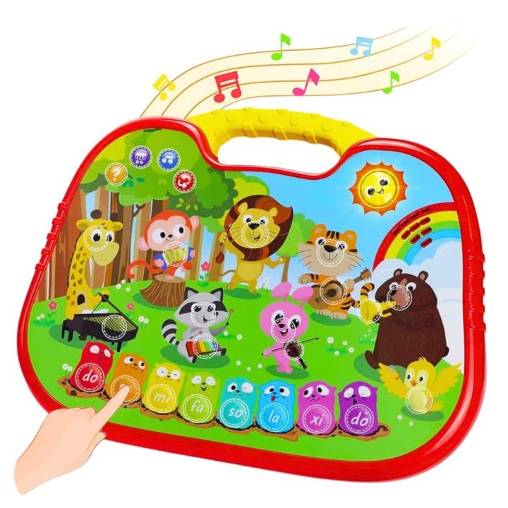 Interaktyvi edukacinė lenta Animal World Instruments Piano – žaismingam mokymuisi namuose.