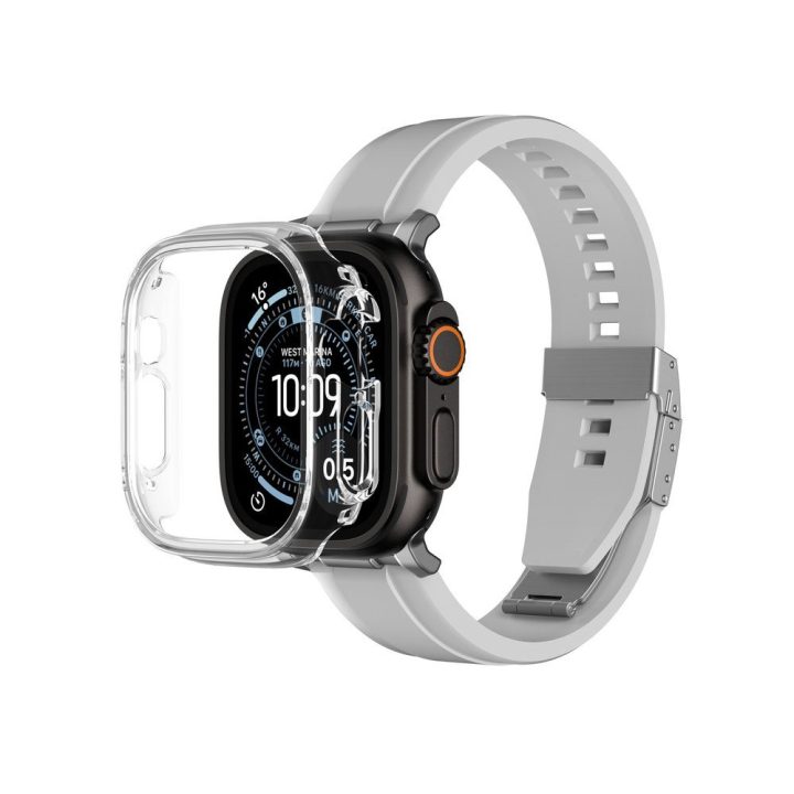 Dėklas Apple Watch Ultra 3 49 mm skaidrus AmazingThing – patikimai apsaugai kasdien.