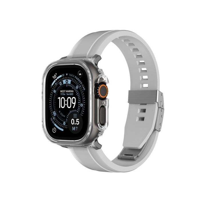 Dėklas Apple Watch Ultra 3 49 mm skaidrus AmazingThing – patikimai apsaugai kasdien.