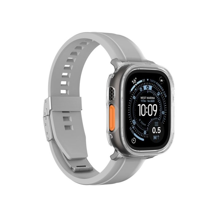 Dėklas Apple Watch Ultra 3 49 mm skaidrus AmazingThing – patikimai apsaugai kasdien.