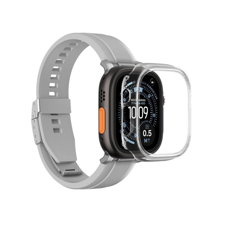 Dėklas Apple Watch Ultra 3 49 mm skaidrus AmazingThing – patikimai apsaugai kasdien.