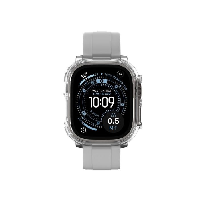 Dėklas Apple Watch Ultra 3 49 mm skaidrus AmazingThing – patikimai apsaugai kasdien.