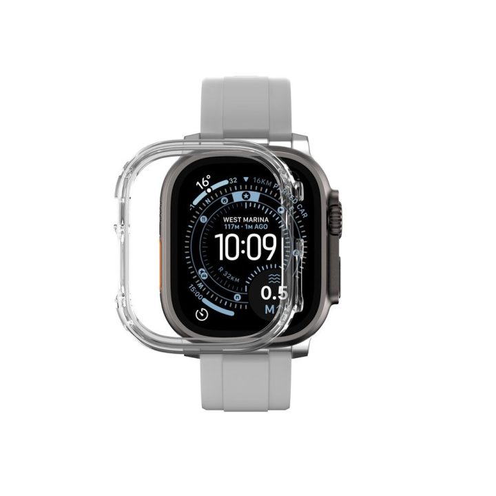 Dėklas Apple Watch Ultra 3 49 mm skaidrus AmazingThing – patikimai apsaugai kasdien.