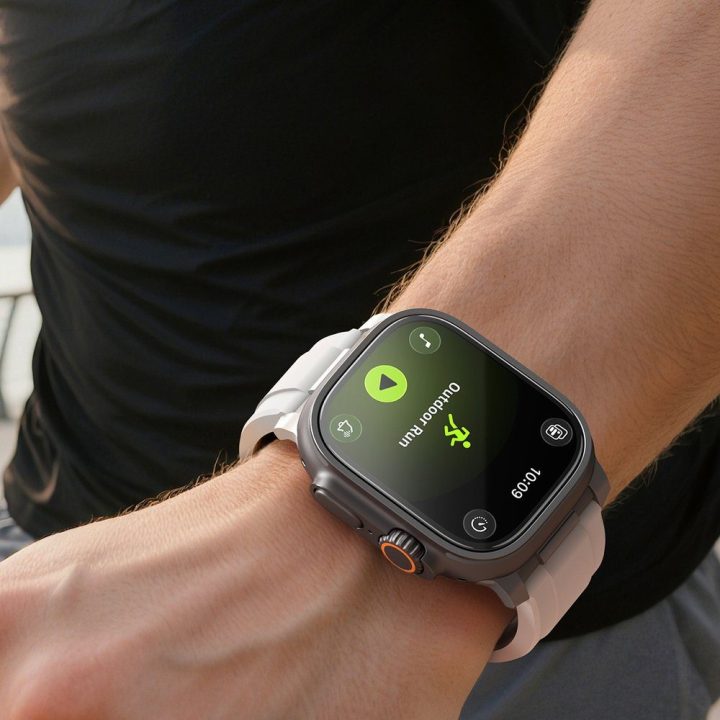 Grūdintas stiklas Apple Watch Ultra 3 49 mm AmazingThing – ekrano apsaugai ir aiškumui kasdien.
