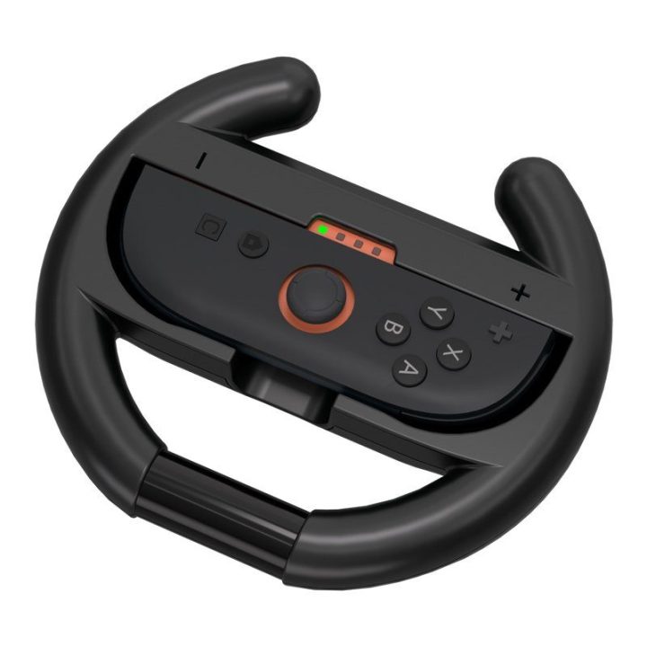 Vairas Nintendo Switch 2 Joy-Con valdikliams juodas – lenktynių patirčiai žaidimuose.