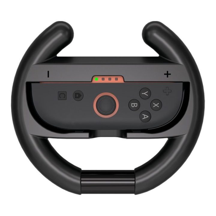 Vairas Nintendo Switch 2 Joy-Con valdikliams juodas – lenktynių patirčiai žaidimuose.