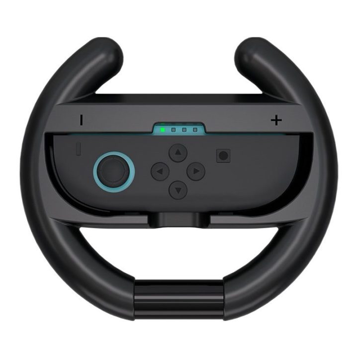 Vairas Nintendo Switch 2 Joy-Con valdikliams juodas – lenktynių patirčiai žaidimuose.