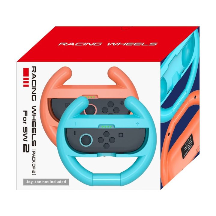 Vairas Nintendo Switch 2 Joy-Con lenktynėms (2 vnt.) – žaidimų patirčiai su draugais.