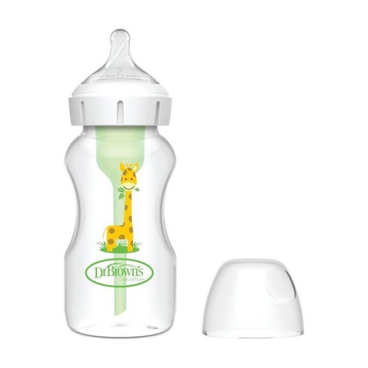 Buteliukas 270 ml su žinduku nuo 3 mėn. Dr. Brown's – patogiam maitinimui kasdien.
