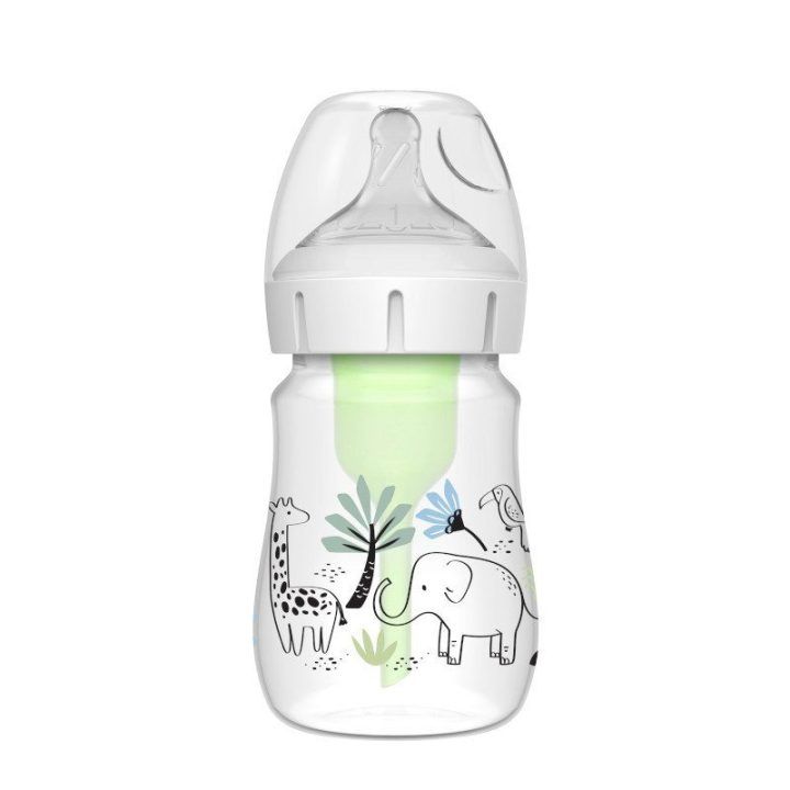 Buteliukas 150 ml plačiu kakleliu Dr. Browns Options+ – patogiam maitinimui kasdien.
