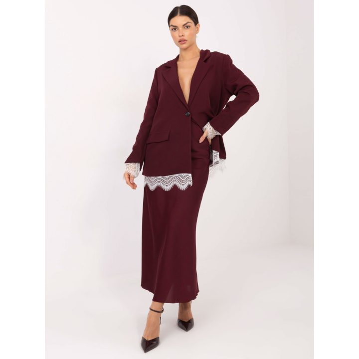 Švarkelis bordo Makadamia – stiliui ir elegancijai kasdien.