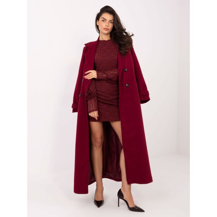 Suknelė bordo IT SK 9913 – stiliui ir elegancijai kiekvienai progai.