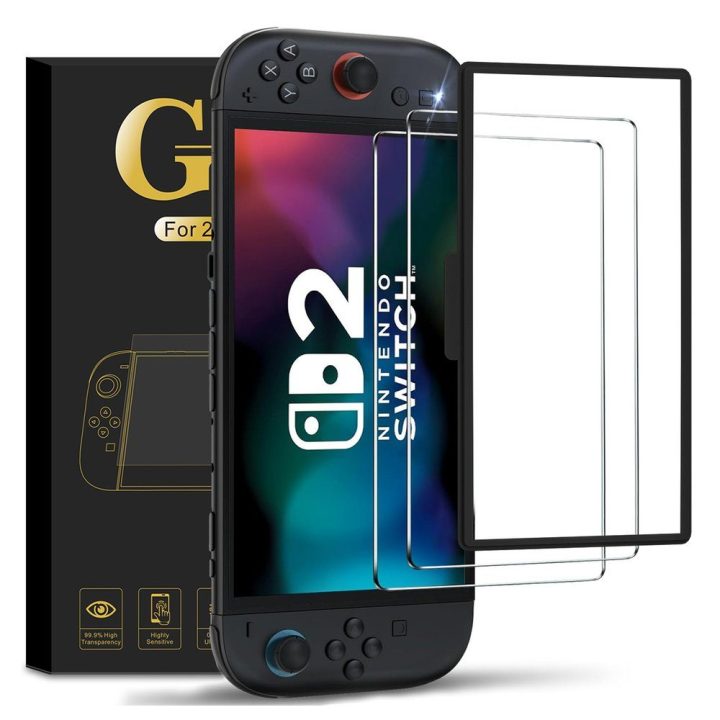 Grūdintas stiklas Nintendo Switch 2 – ekrano apsaugai ir aiškumui kasdien.