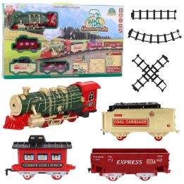 Elektrinis traukinys Classic Train su šviesomis ir garais – žaismingam nuotykiui namuose.