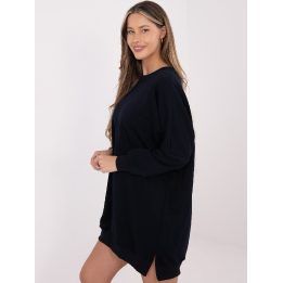 Suknelė tamsiai mėlyna RV – elegancijai ir patogumui kasdien.