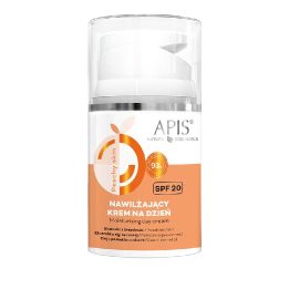 Drėkinamasis veido kremas su SPF 20 PEACHY SKIN Apis