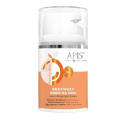 Maitinamasis naktinis kremas veidui PEACHY SKIN Apis