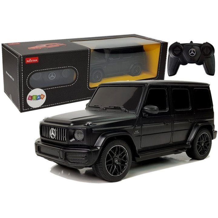 Radijo bangomis valdomas automobilis Mercedes AMG G63 1:24 juodas R/C Models